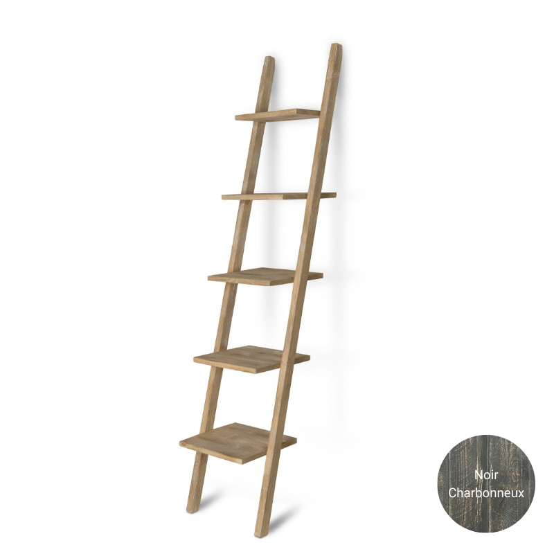 Wooden decorative ladder H180, Solid Wood