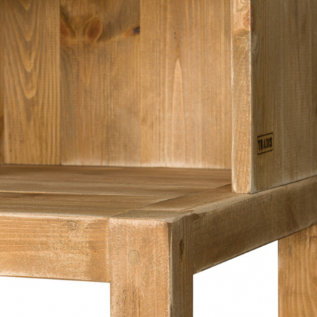 Deli shelf unit 9 compartments, solid wood
