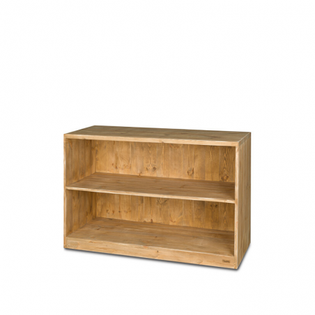 Low counter, 2 shelf, Solid Wood