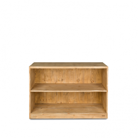 Low counter, 2 shelf, Solid Wood