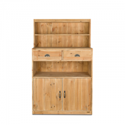 High buffet 2 drawers 2 doors, solid wood