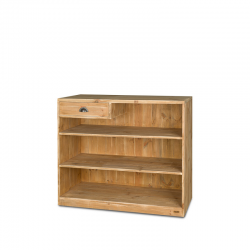 Wooden shop counter with drawer, Solid Wood