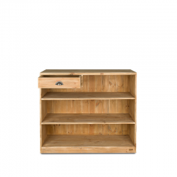 Wooden shop counter with drawer, Solid Wood