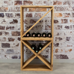 24 bottle wine rack, Solid Wood