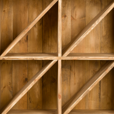 Shelf dividers, set of 3, solid wood