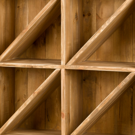 Shelf dividers, set of 3, solid wood