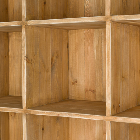 15-cube shelf unit, solid wood