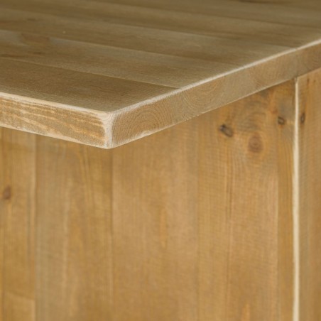 Disabled standard reception desk, solid wood