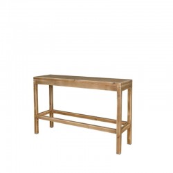 Bench for high table, 2 persons, solid wood TRADIS