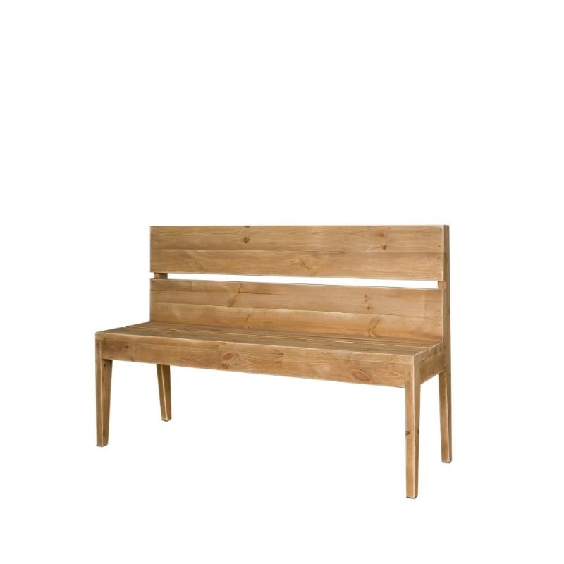 Bench 2 persons, solid wood TRADIS