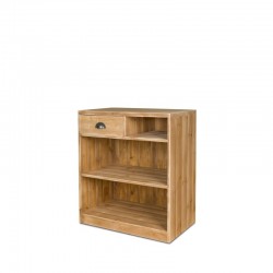 Reception counter with drawer, solid wood TRADIS