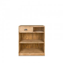 Reception counter with drawer, solid wood TRADIS