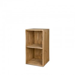 Counter 2 compartments, solid wood
