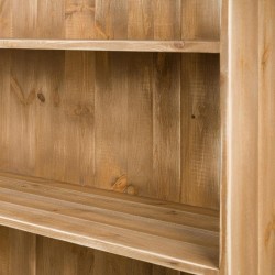 3-tier shelf unit, solid wood TRADIS