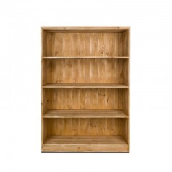 4-tier shelf unit H140, solid wood TRADIS