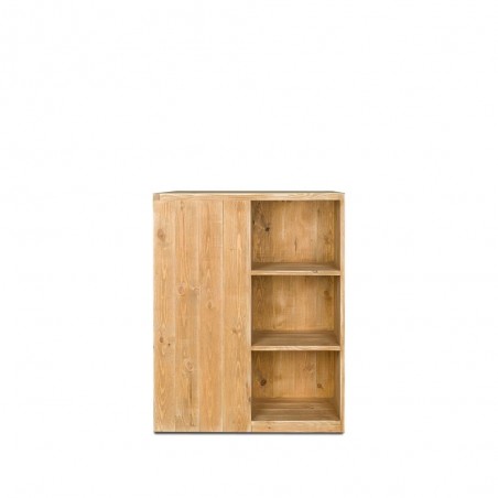 Multi-sided central display, solid wood
