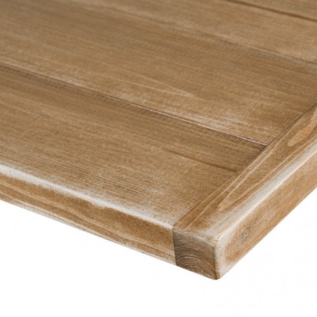 Dessus Table Carré 700mm Plateau De Table Carré Bolero GR330 En Chêne Rustique - 700mm - Prêt à Monter Plateau Pré-percé Bolero Intérieur
