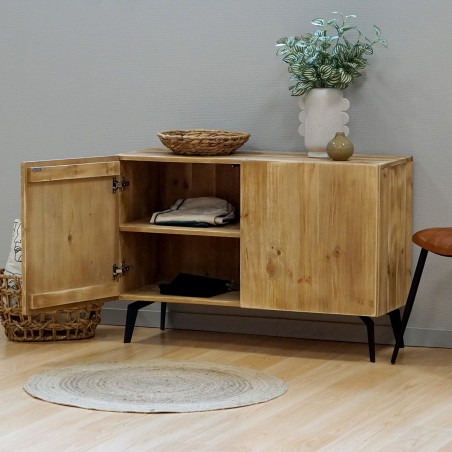 Sideboard ADELIN 2 doors solid wood second hand furniture