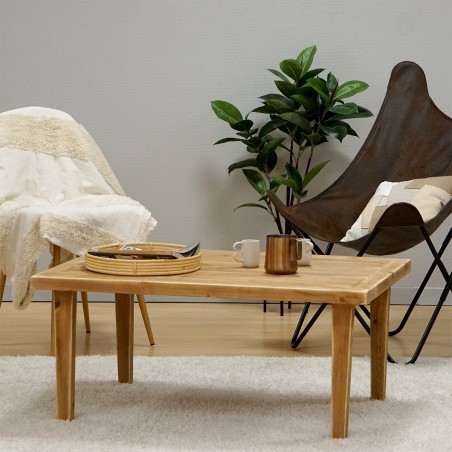Table basse CASSIOPEE en bois massif, meuble d'occasion