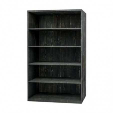 Étagère 5 niveaux L119 cm en bois massif
