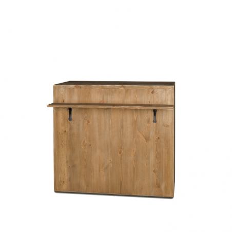 Ladentheke mit Ablage, Massivholz