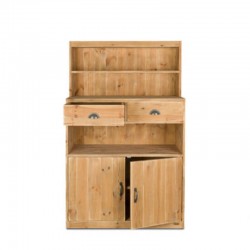 Anrichte H160 cm, 2 Schubladen, 2 Türen, Massivholz