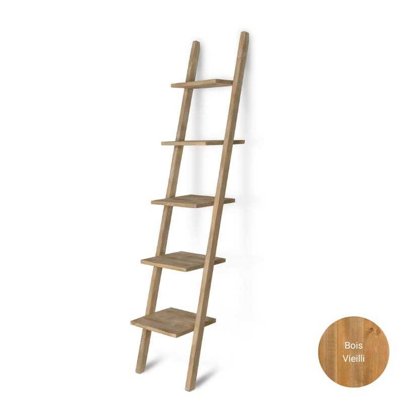 Deko-Leiter H180 cm, Massivholz