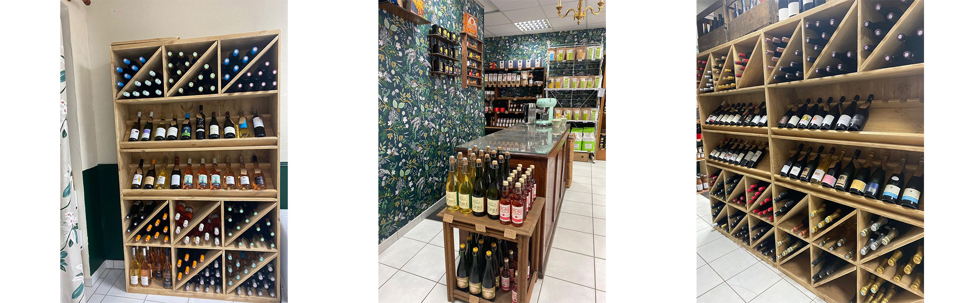 layout grocery wine shop