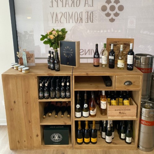 Agencement de la cave La Grappe de Rompsay - Carrousel 2