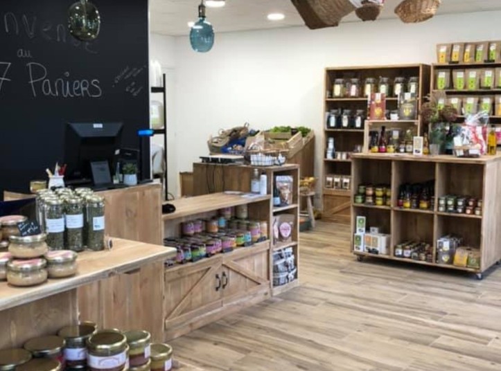 Agencement de l'épicerie 27 paniers