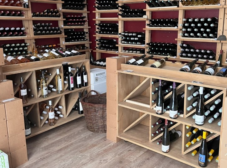 Layout of the wine cellar Chais Coco