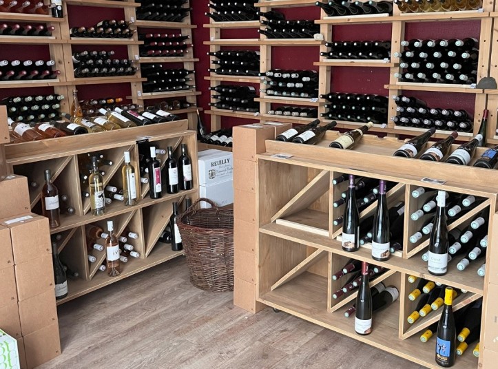 Layout of the cellar Chais Coco