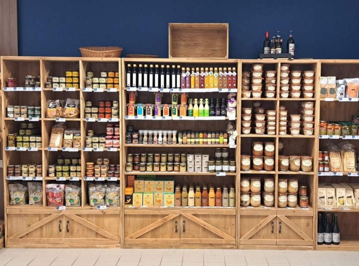 Layout of the butcher shop Tradition Frais