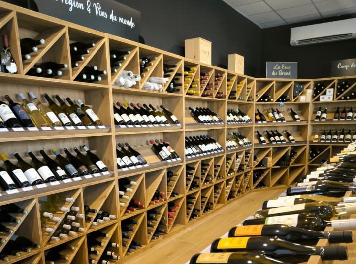 Layout of the wine cellar Le 40