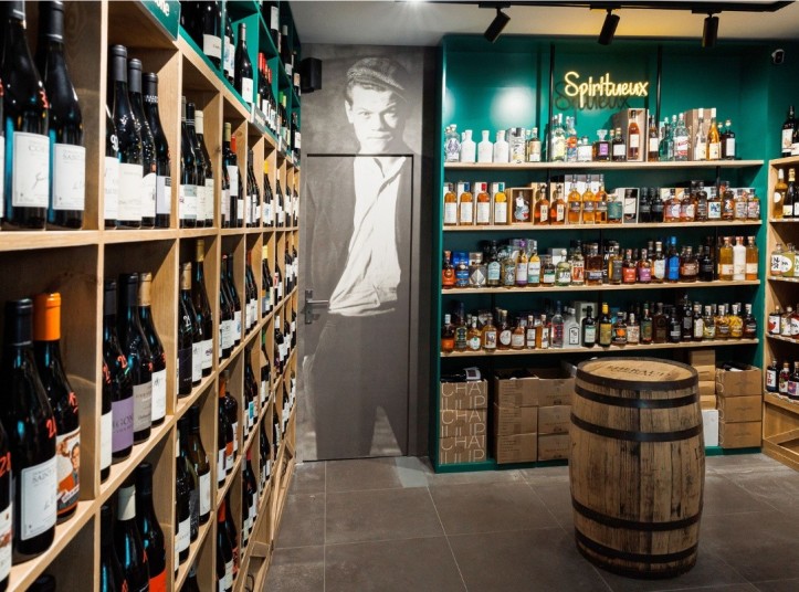 Layout of the cellar Les Mômes