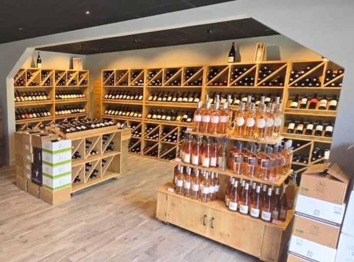 Layout of the cellar Voyage à la Cave