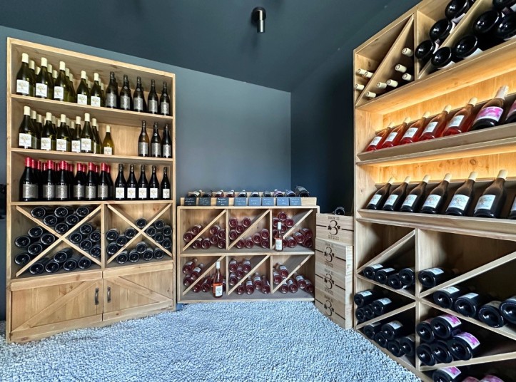 Layout of the cellar of the Domaine des 3 Cépages