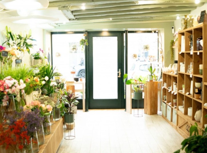 Layout of the florist Instants Champêtres