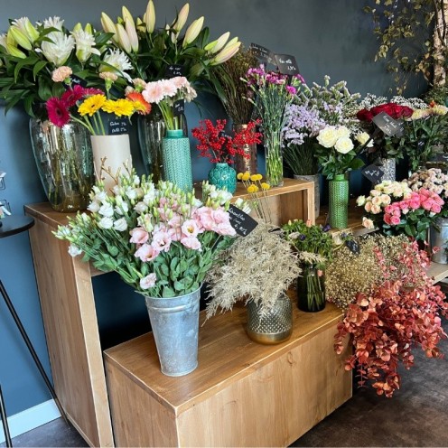 Inrichting van de bloemenwinkel L'Atelier du Glaneur - Carrousel 1