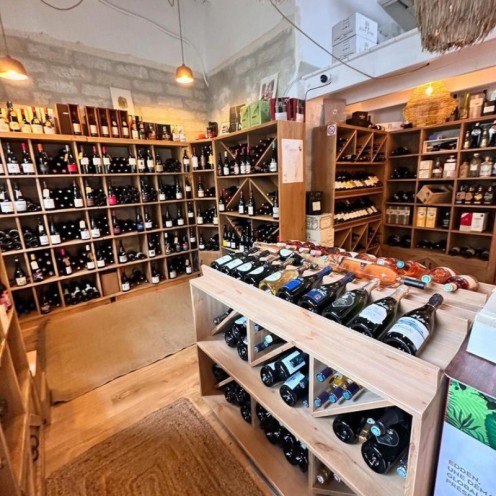 Inrichting van de wijnkelder La Cave des Beaux Arts - Carrousel 1