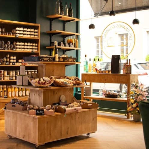 Inrichting van de delicatessenwinkel Les Grands Gourmets - Carrousel 1