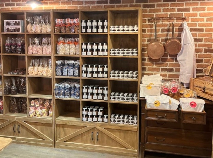 Inrichting van de chocolaterie Chatillon